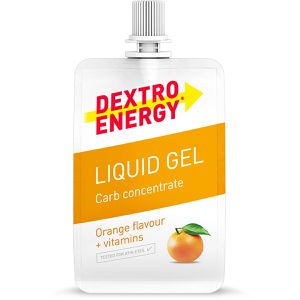 Dextro Energy-Gel Energy Liquid Gel, Orange, 60 ml mit 26 g Kohlenhydrate