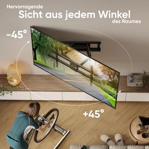 Produktbild für TV-Wandhalterung Onkron M10-B, bis 100 kg, schwarz