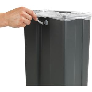 Produktbild für Mülleimer Wenko grau