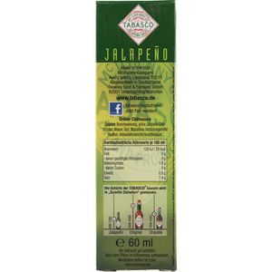 Produktbild für Chilisauce Tabasco Jalapeno Sauce