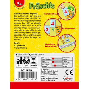 Produktbild für Kartenspiel Amigo 02152, Fröschis