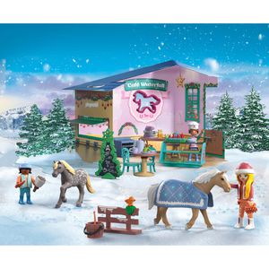 Produktbild für Adventskalender playmobil 71952 Weihnachtsbacken im Reitercafe