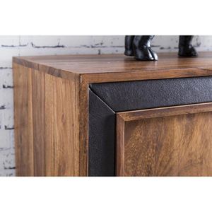 Wohnling Sideboard Karan, WL5.193, Sheesham, mit Türen und Schubladen