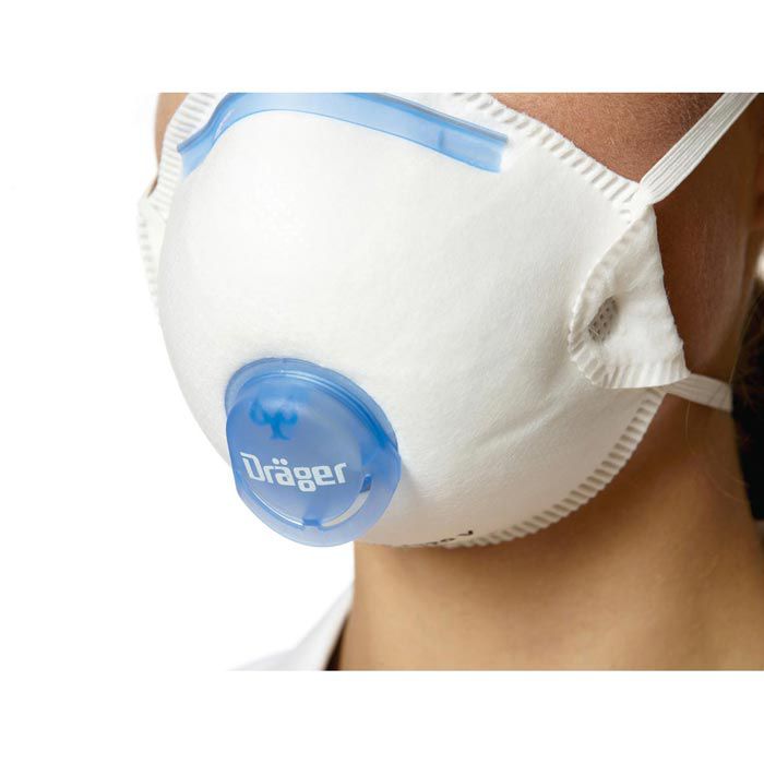 Dräger Staubmaske X-plore 1320 V FFP2 mit Ventil 10 Stück Weiß kaufen bei