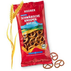Salzbrezeln Huober Schwäbische Knusperbrezel, BIO