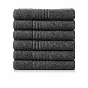 Handtuch Dyckhoff Nature Set, anthrazit, 50 x 100 cm