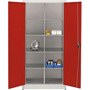 Produktbild für Werkzeugschrank Mauser MKSTM5/19E1, aus Metall, grau / rot