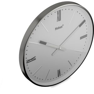Produktbild für Wanduhr Mebus 19780, Kunststoff, analog, Quarzuhr