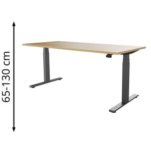 Produktbild für Schreibtisch fm-Büromöbel fouraction, eiche / anthrazit