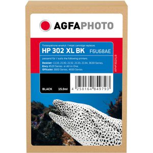 kompatibel für HP 302XL, F6U68AE, 480 Seiten, schwarz, AgfaPhoto Tinte –  Böttcher AG