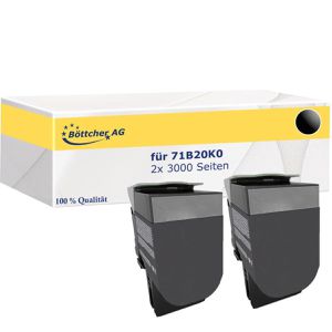 Toner Böttcher-AG für Lexmark 71B20K0