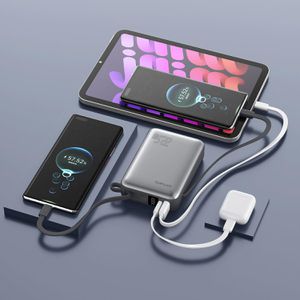 Produktbild für Powerbank 4smarts Pocket Dual Cord, 20000mAh