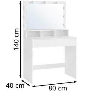 Produktbild für Schminktisch Vasagle RDT120T10, mit Beleuchtung
