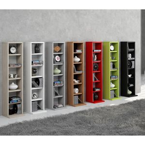 Produktbild für CD-Regal VCM Elementa, 12050, schwarz