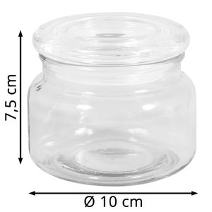 Produktbild für Vorratsglas Rayher 46046000, mit Glasdeckel