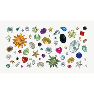 Produktbild für Bastelset Folia 12519 Schmuckstein-Mix Elegance