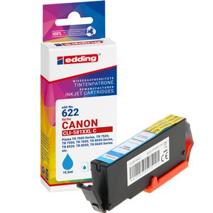 Produktbild für Tinte Edding EDD-622 für Canon CLI-581C XXL