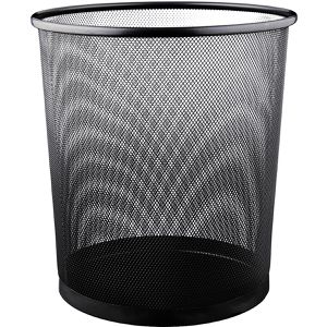 Papierkorb Böttcher-AG Mesh Line, schwarz