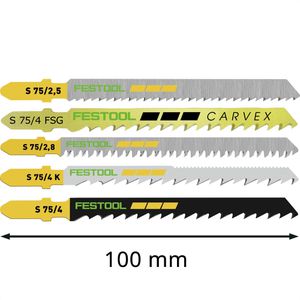 Produktbild für Stichsägeblätter Festool STS-Sort/25 W Set, 204275
