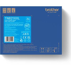 Produktbild für Toner Brother TN-821XXLC cyan