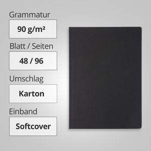 Produktbild für Notizbuch Geiger Tablet-Book, Karton Softcover