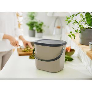 Produktbild für Mülleimer Rotho Albula 1030307422, Cappuccino