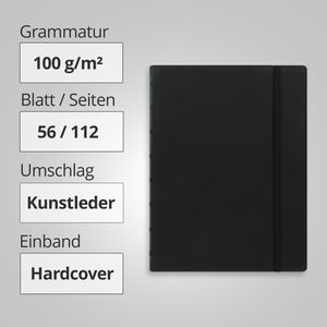 Produktbild für Notizbuch Filofax Classic, 115007, Kunstleder Hardcover