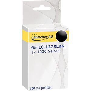 Produktbild für Tinte Böttcher-AG für Brother LC-127XLBK