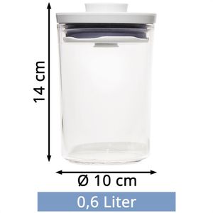 Produktbild für Vorratsdose OXO Good Grips Pop Mini rund, aus Kunststoff