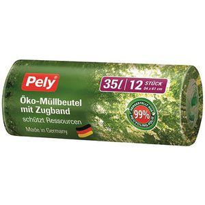 Müllbeutel Pely Öko, 35 Liter