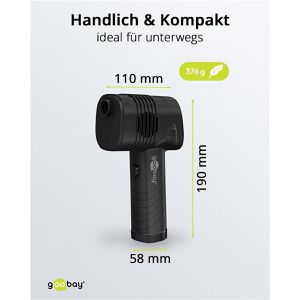 Produktbild für Akku-Gebläse Goobay Staubgebläse, 61667