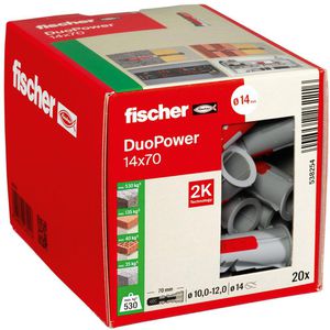 Dübel Fischer 538254, DuoPower 2 Komponenten-Dübel