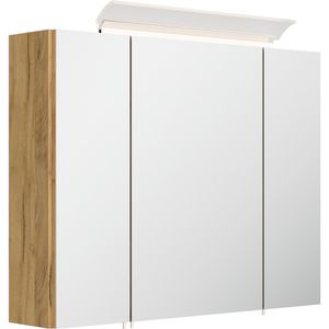 Spiegelschrank Posseik eiche gold