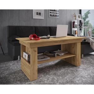 Produktbild für Couchtisch VCM Kobila 915187, aus Holz, eiche