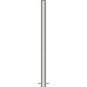 Produktbild für Absperrpfosten Schake 4072, silber, aus Edelstahl