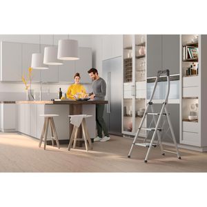 Produktbild für Klapptritt Hailo TopLine K100, 4303-301, aus Aluminium