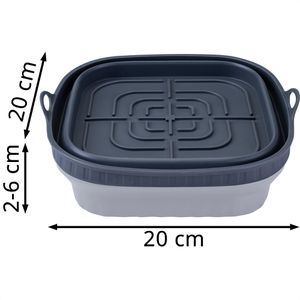 Produktbild für Backform Fackelmann 45105, faltbar, aus Silikon