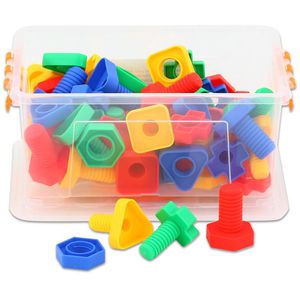 Motorikspielzeug Betzold Buntes Schraubenspiel