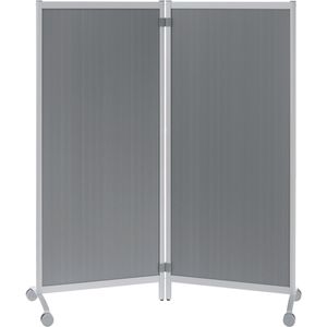 Produktbild für Stellwand Paperflow CR01X2.35, auf Rollen, 2-teilig