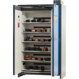 Akku-Ladeschrank asecos ION PRO 90, 48 Steckdosen