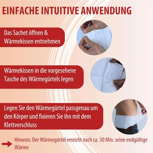 Produktbild für Wärmegürtel Evolsin 590257, bis zu 12 Stunden