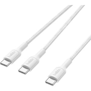 Produktbild für Ladekabel Belkin BoostCharge Pro 2in1, weiß, 1,5m