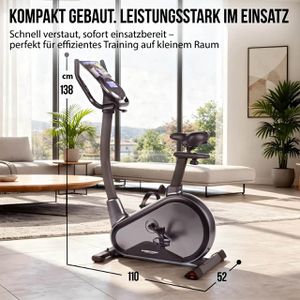 Produktbild für Ergometer Christopeit EM 8000, 12kg Schwungmasse, Upright-Bike