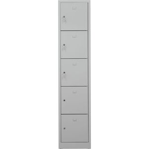 Produktbild für Schließfachschrank G-Office SHC.5, lichtgrau