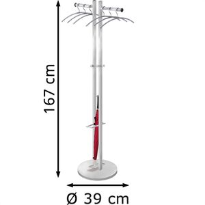 Produktbild für Garderobenständer Kerkmann Master, silber