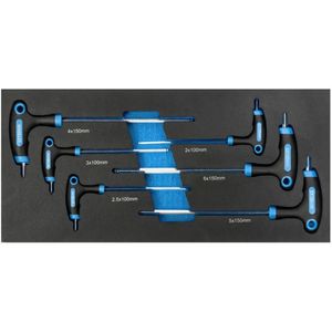 Produktbild für Werkzeugwagen Güde GW7 Black Line, 39131, bestückt