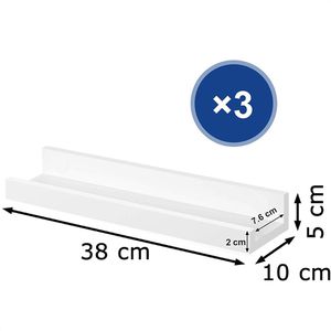 Produktbild für Wandregal Songmics LWS38WT, weiß