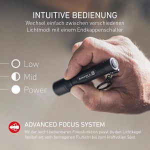 Produktbild für Taschenlampe Ledlenser P3, LED, mit Batterie
