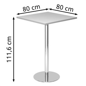 Produktbild für Stehtisch Hammerbacher STH88, lichtgrau