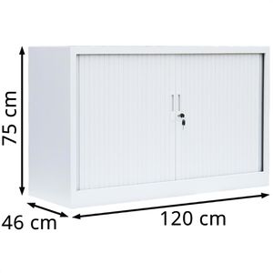 Produktbild für Rollladenschrank Lüllmann 555127, aus Metall